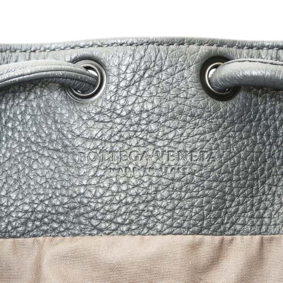 BOTTEGA VENETA Gray Leather Intrecciato Backpack main image 10